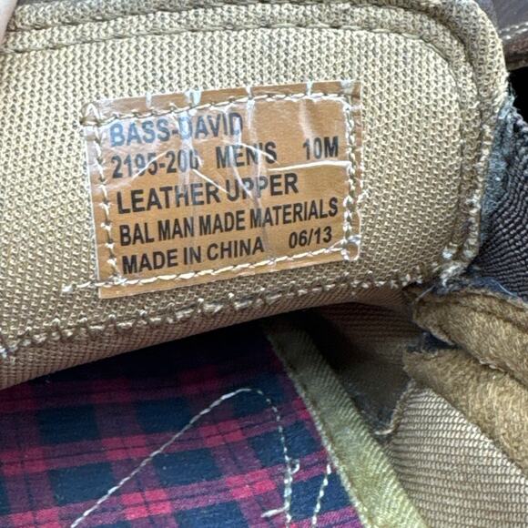 G.H. Bass & Co. David Brown Leather Lug Sole Slip On Loafer Men 10 - Picture 7 of 8